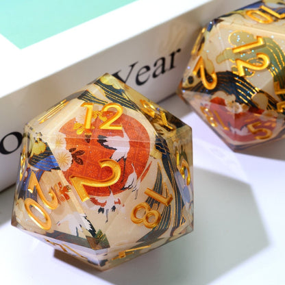 Whispering Glade | 50mm D20 | Oversized Art Core Dice - Tabletop Dominion - We Print Miniatures