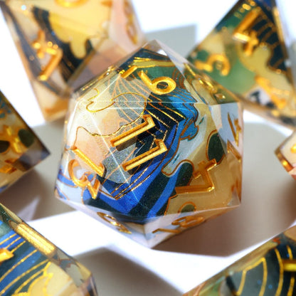 Whispering Glade | Art Core Dice | 7 Piece Set - Tabletop Dominion - We Print Miniatures