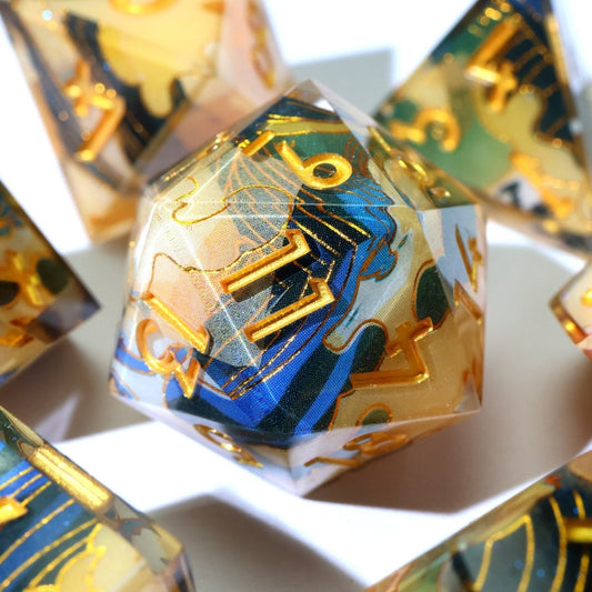 Whispering Glade | Art Core Dice | 7 Piece Set - Tabletop Dominion - We Print Miniatures
