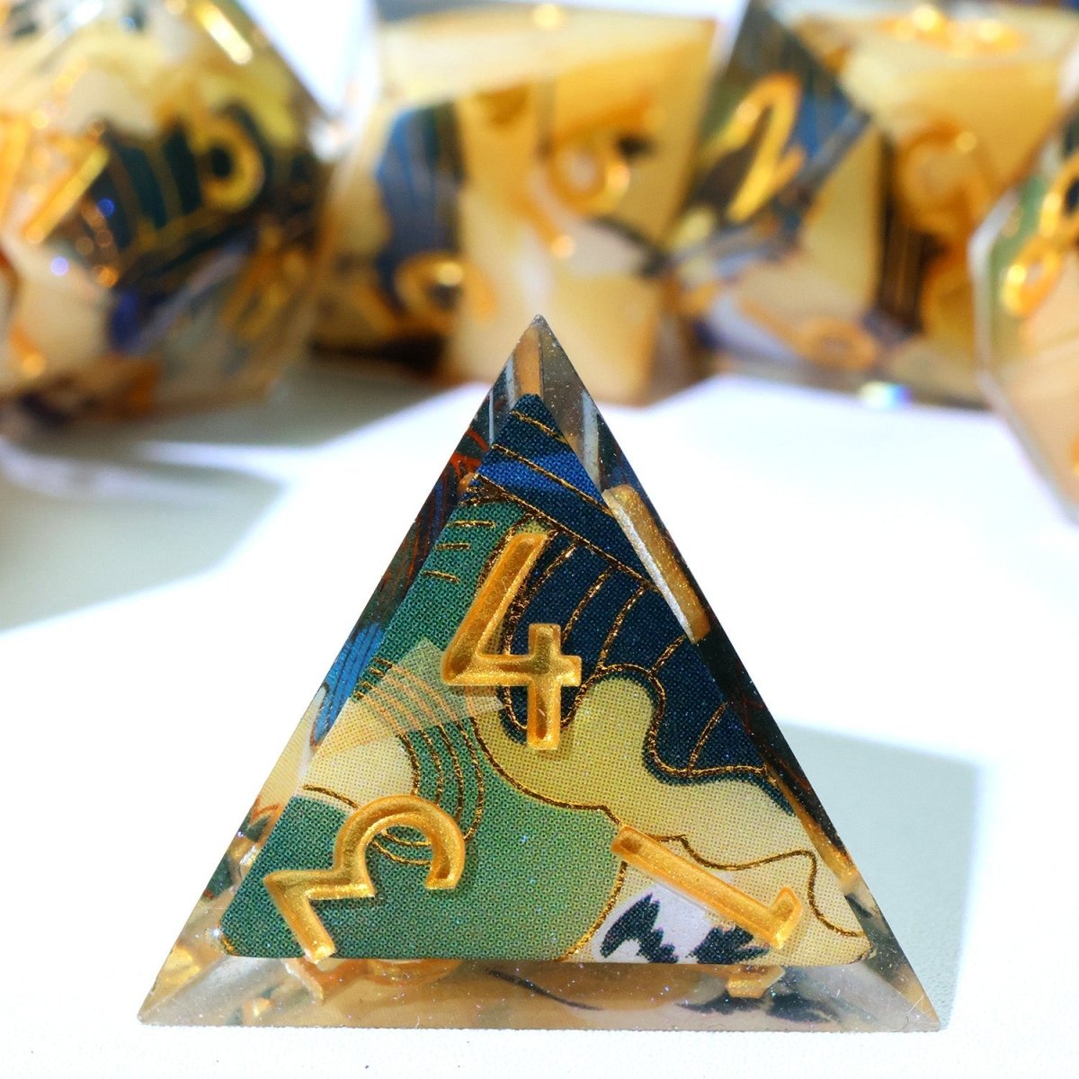 Whispering Glade | Art Core Dice | 7 Piece Set - Tabletop Dominion - We Print Miniatures