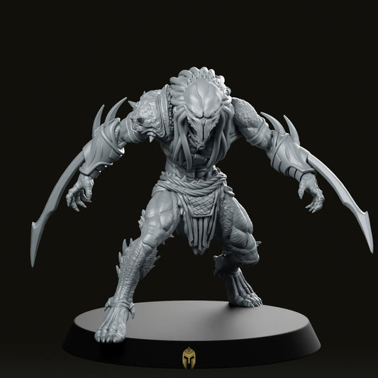 White Crow Assassin Skull Hunter 1 Miniature -Papsikels Miniatures - We Print Miniatures