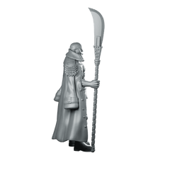 Whitebeard Miniature Pirate Lord Cloaked Polearm Hero - RN Estudio - We Print Miniatures