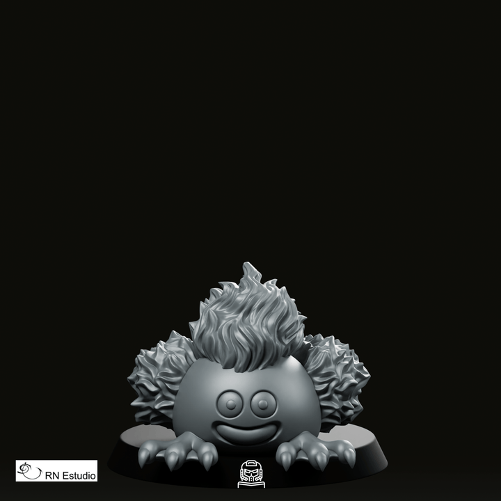Wild Slime DQ Miniature Grinning Clawed Ooze Monster