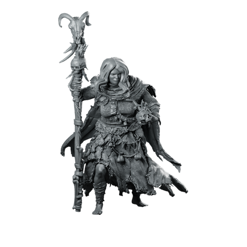 Witch Of Berkeley 32Mm Miniature Witch Shaman Miniature 360 Spin 01