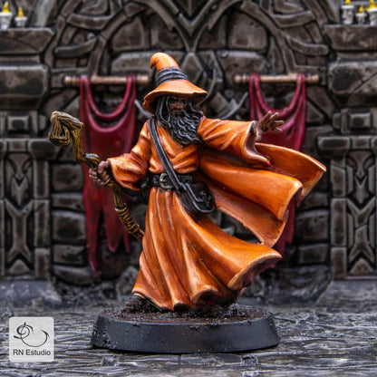 Wizard Amlund Maegon LOTR Miniature - RN Estudio - We Print Miniatures