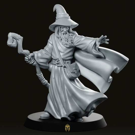 Wizard Amlund Maegon Miniature - RN Estudio - We Print Miniatures