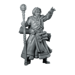 Wizard Parchment 02 Miniature Wizard Mage - Galaad - We Print Miniatures