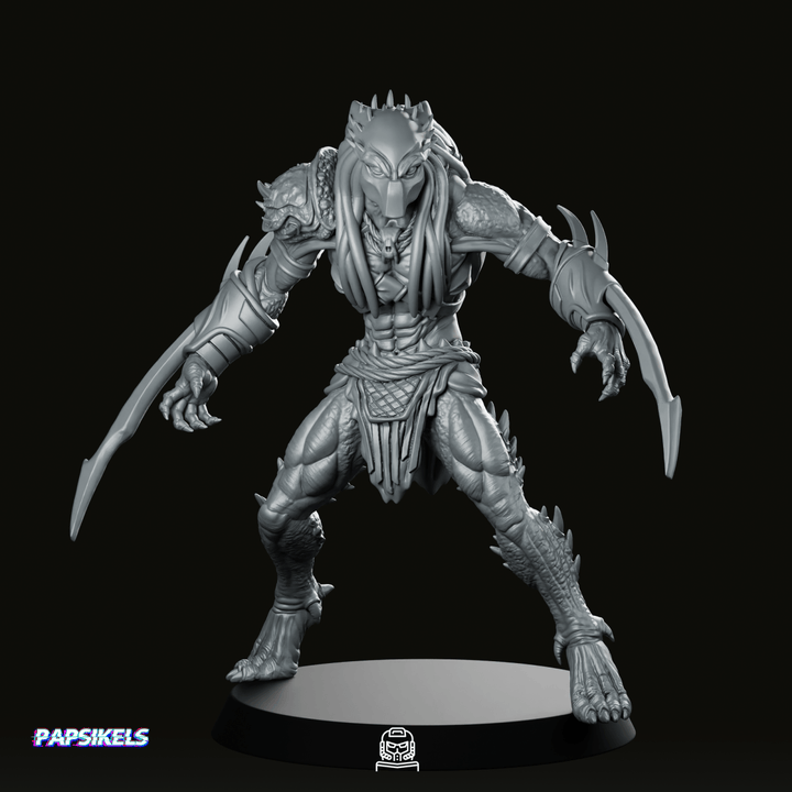 Wolf Assassin Skull Hunter Miniature Sci-Fi Xeno Operative