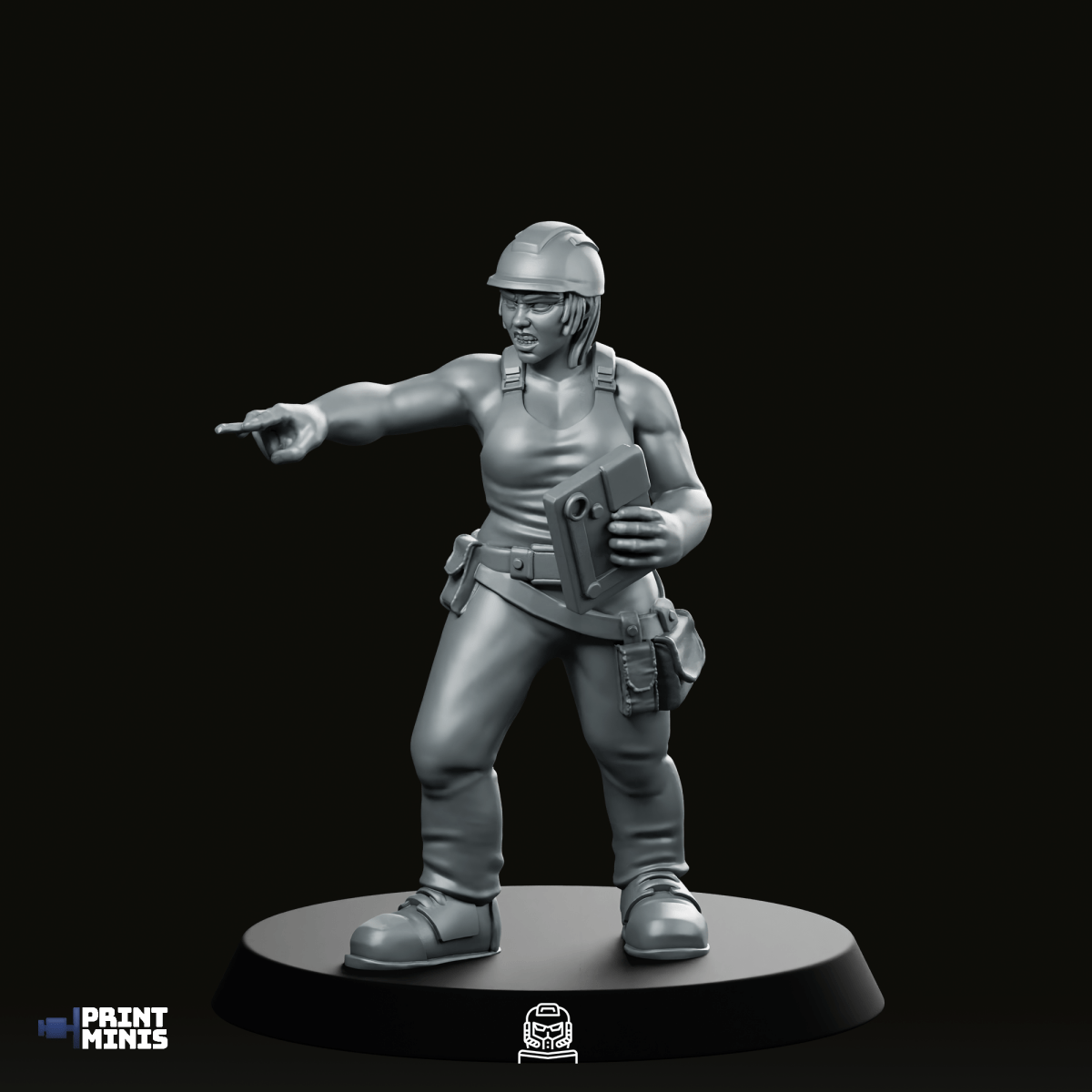 Worker 1 Miniature - PrintMinis - We Print Miniatures