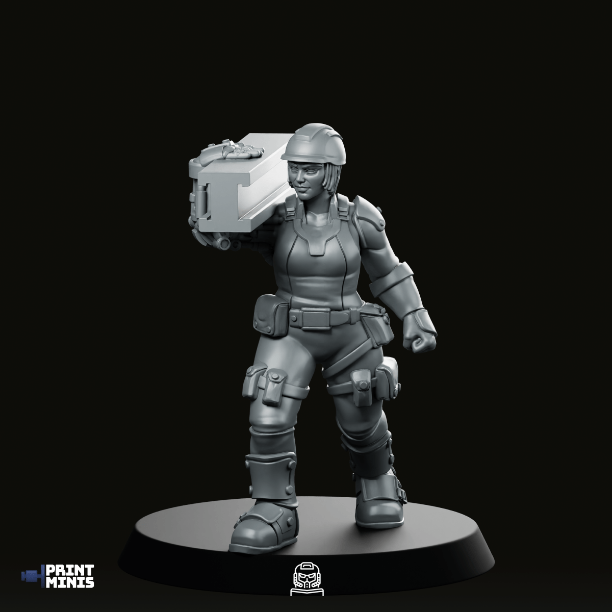 Worker 2 Miniature - PrintMinis - We Print Miniatures