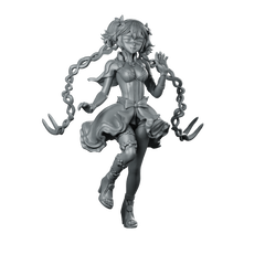 Wuwa Camellya Product Render Miniature Idol Dancer Miniature 360 Spin 01