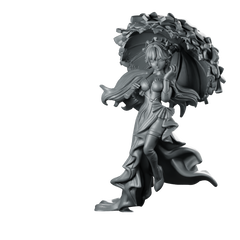 Wuwa Cantarella Product Render Miniature Parasol Maiden Miniature 360 Spin 01