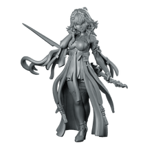 Wuwa Changli Product Render Miniature Sword Maiden - RN Estudio - We Print Miniatures