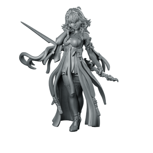 Wuwa Changli Product Render Miniature Sword Maiden - RN Estudio - We Print Miniatures