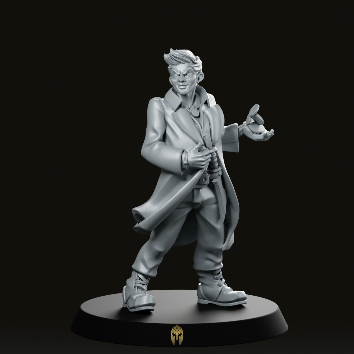 Xandras Testing Luck Miniature - CastNPlay - We Print Miniatures