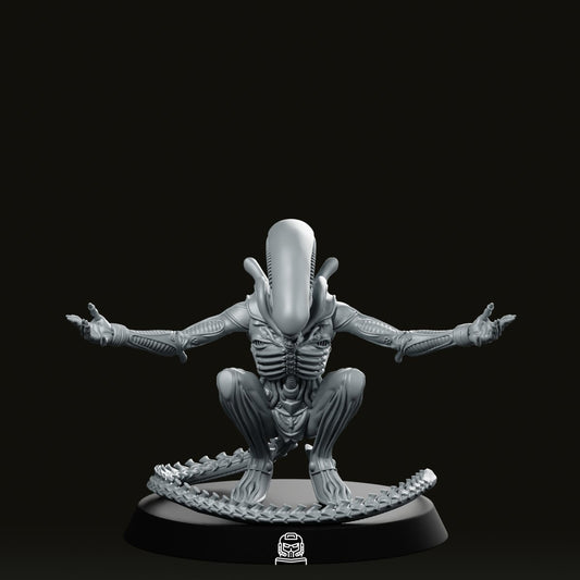 Xeno Bigchap 6 Miniature - Papsikels Miniatures - We Print Miniatures