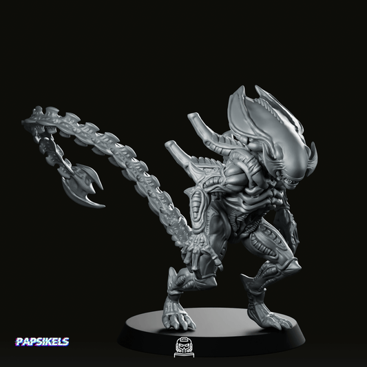 Xeno Brood Dominator Fixed Miniature - Papsikels Miniatures - We Print Miniatures