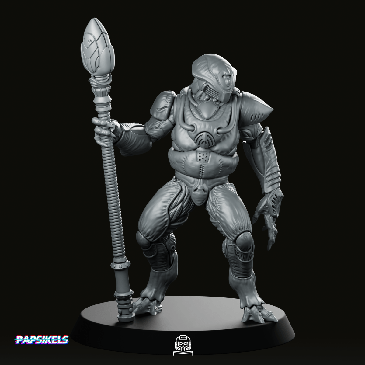 Xeno Squid Overseer 3 Miniature - Papsikels Miniatures - We Print Miniatures