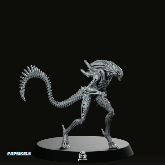 Xeno Warrior A Miniature - Papsikels Miniatures - We Print Miniatures