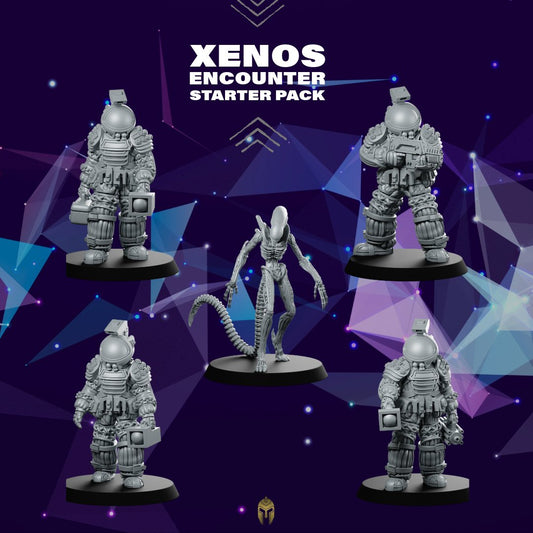 Xenos Encounter Miniature Starter Pack - Papsikels Miniatures - We Print Miniatures