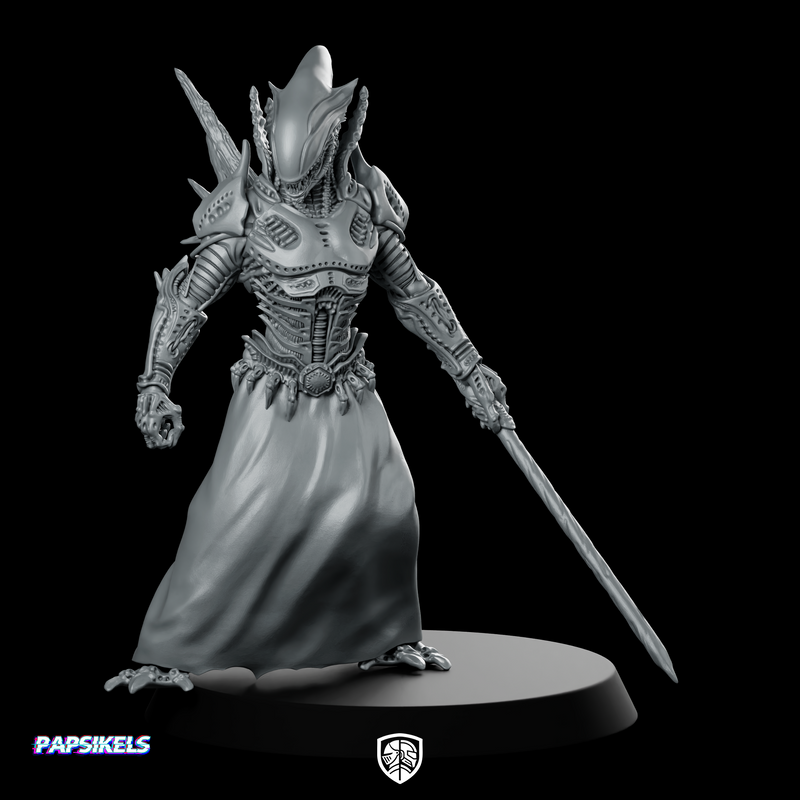 Xenosith 2 Alien Warrior Miniature Resin Sci-Fi