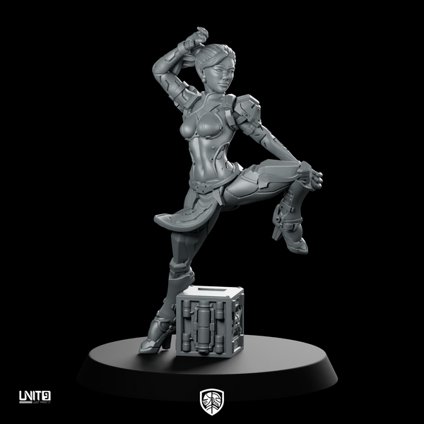 Xiu Ying 2 Cyberpunk Miniature Female Operative Fighter