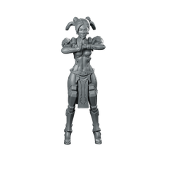 Xiu Ying 1 Cyberpunk Miniature Armoured Operative Miniature 360 Spin 01