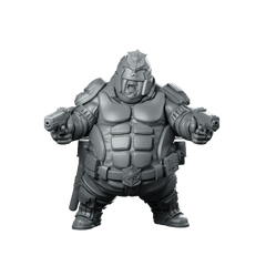 Xl Upholder Bentro Armoured Enforcer Dual Pistols - Papsikels Miniatures - We Print Miniatures