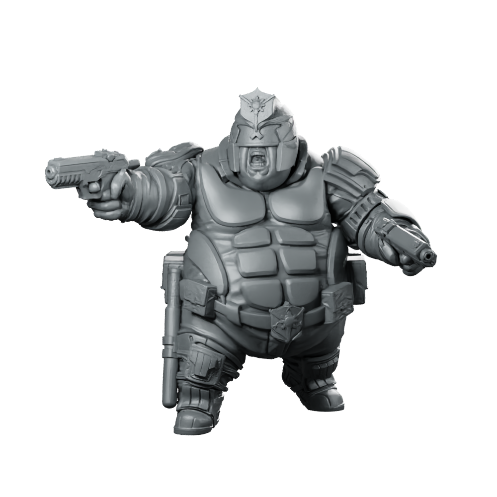Xl Upholder Densho Enforcer Gunner Miniature 360 Spin 01