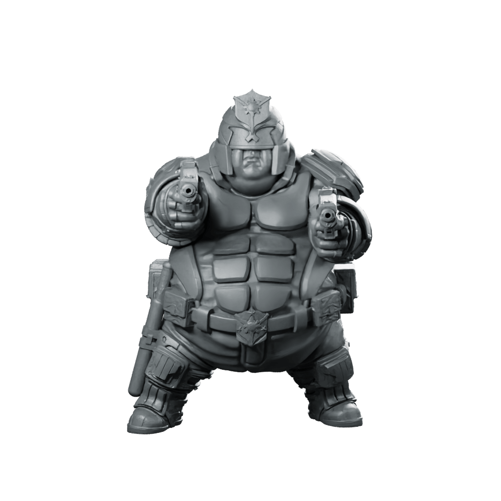 Xl Upholder Geronimo Arbiter Enforcer Judge - Papsikels Miniatures - We Print Miniatures