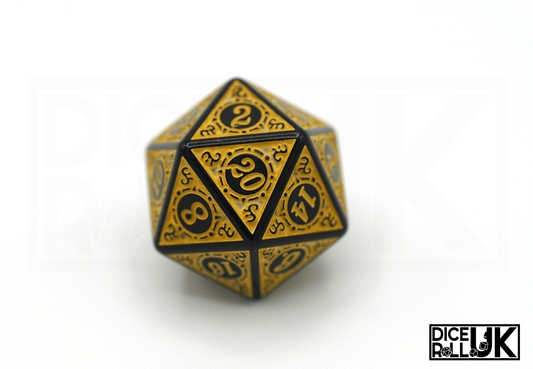 Carved Dice - Yellow