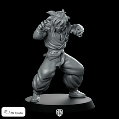 Yamcha JRPG Miniature Dynamic Martial Arts Fighter - RN Estudio - We Print Miniatures
