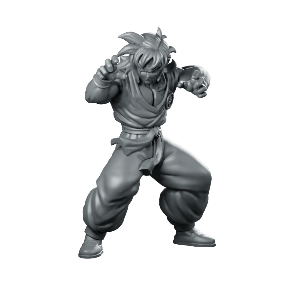 Yamcha JRPG Miniature Dynamic Martial Arts Fighter - RN Estudio - We Print Miniatures
