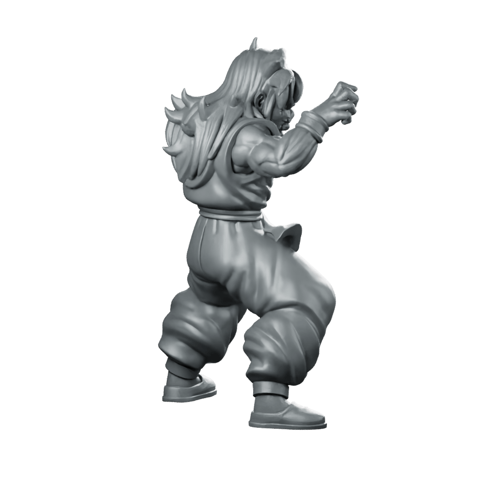 Yamcha JRPG Miniature Dynamic Martial Arts Fighter - RN Estudio - We Print Miniatures