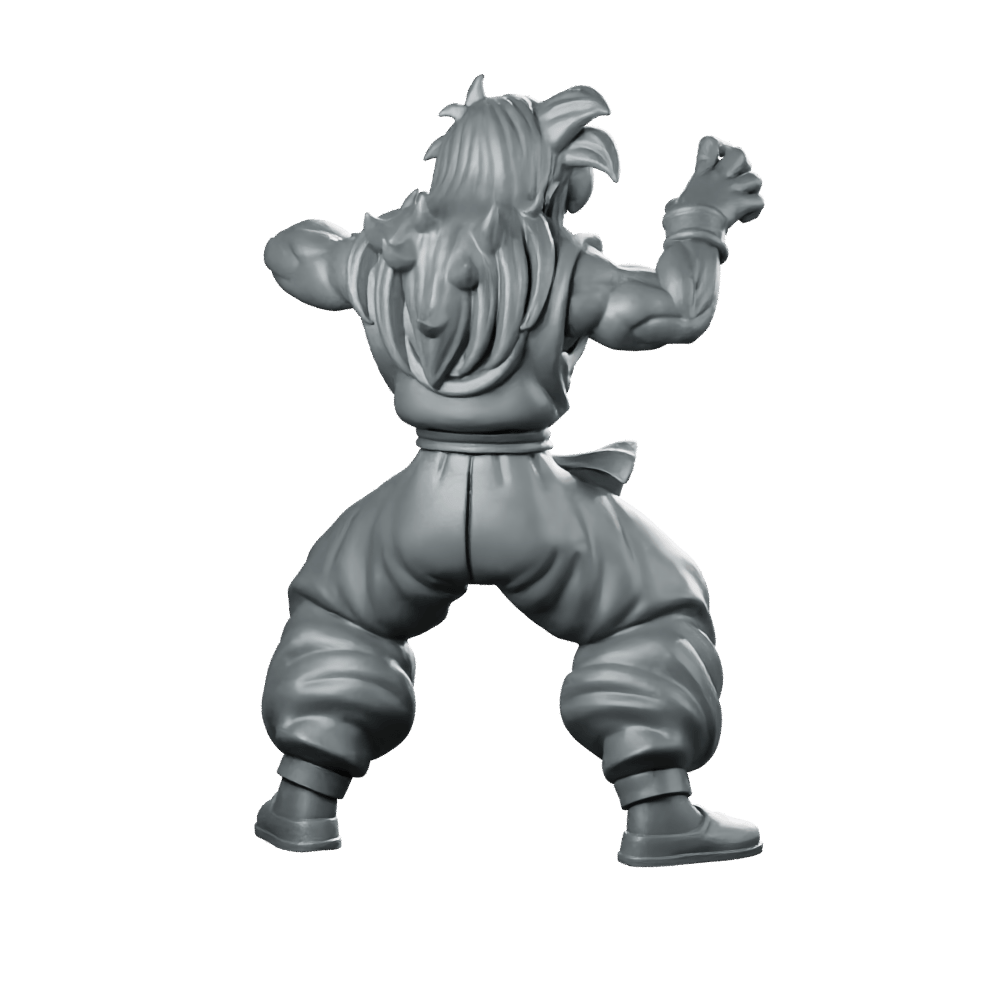 Yamcha JRPG Miniature Dynamic Martial Arts Fighter - RN Estudio - We Print Miniatures