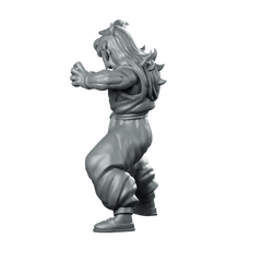 Yamcha JRPG Miniature Dynamic Martial Arts Fighter - RN Estudio - We Print Miniatures
