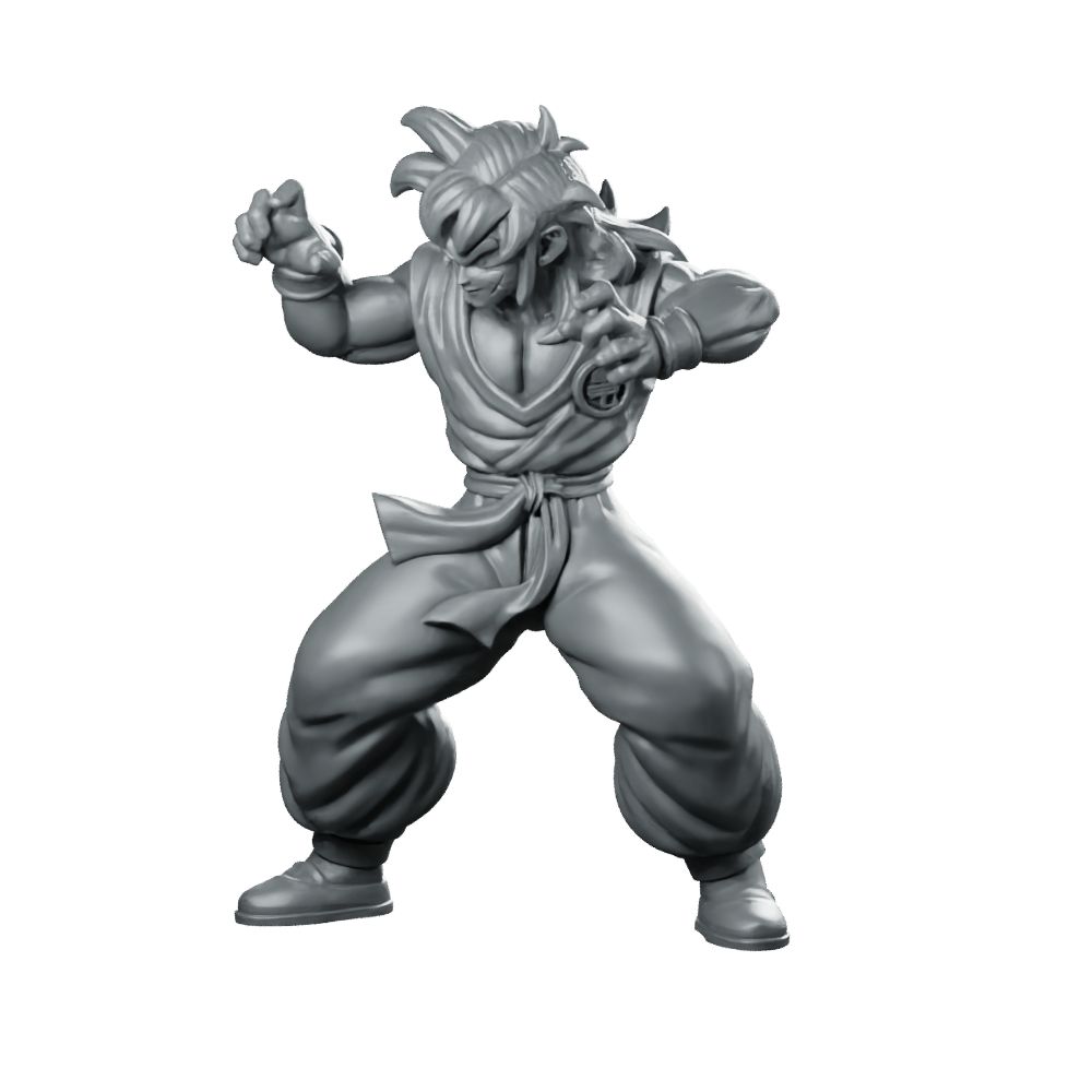 Yamcha JRPG Miniature Dynamic Martial Arts Fighter - RN Estudio - We Print Miniatures