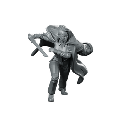 Yara Belle Kuznetsova 2v1 Miniature Cyberpunk Hunter Miniature 360 Spin 01