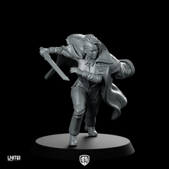 Yara Belle Kuznetsova 2v1 Miniature Cyberpunk Hunter