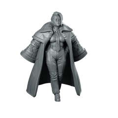 Yara Belle Kuznetsova 2v2 Miniature Cyberpunk Operative - Unit9 - We Print Miniatures