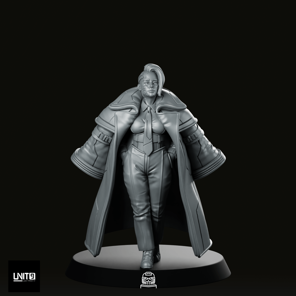 Yara Belle Kuznetsova 2v2 Miniature - Unit9 - We Print Miniatures