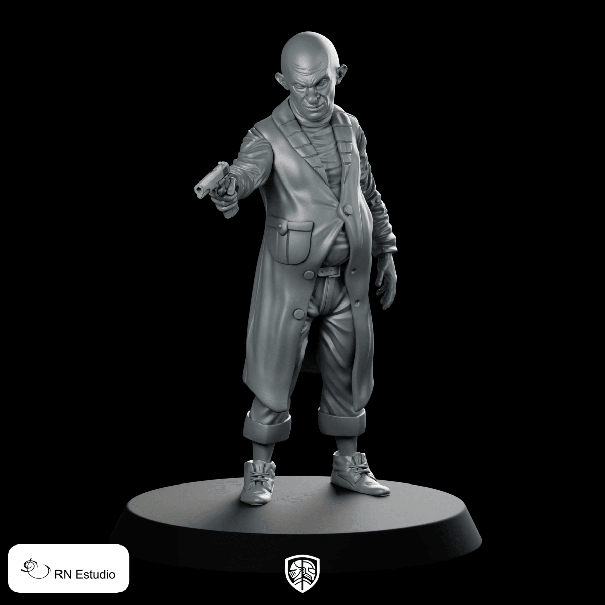 Yellow Bastard Sin City Miniature Noir Pistol Enforcer - RN Estudio - We Print Miniatures