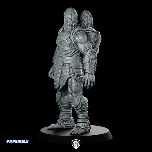 Young Outcast Skull Hunter Dek 2 Miniature Armoured