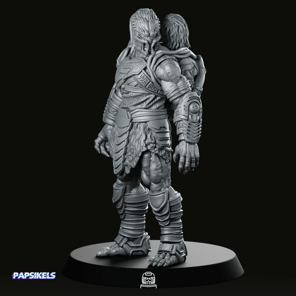 Young Outcast Skull Hunter Dek 2 Miniature - Papsikels Miniatures - We Print Miniatures