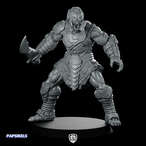 Young Outcast Skull Hunter Dek 4 Miniature Alien - Papsikels Miniatures - We Print Miniatures