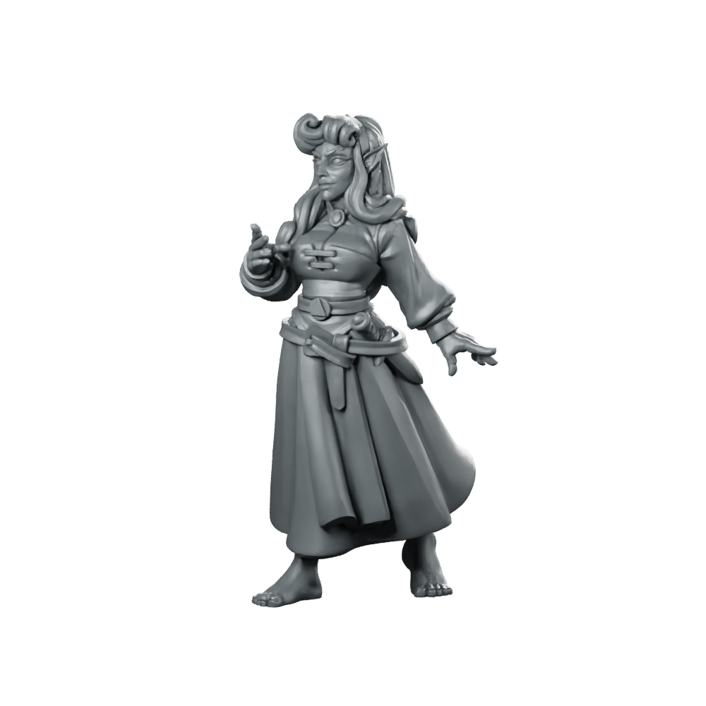 Young Princess Fantasy Miniature Miniature 360 Spin 01