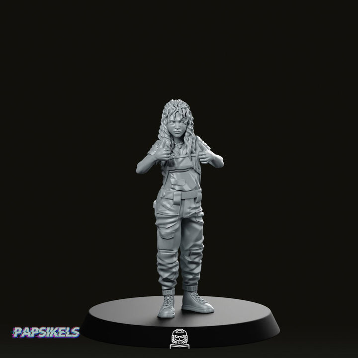 Young Scavenger Miniatura Personaggio Sopravvissuto delle Terre Desolate di Fantascienza