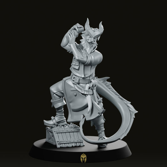 Zagan Tiefling Inkeeper - CastNPlay - We Print Miniatures