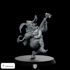 Zanni Miniature Bard Troubadour Lute