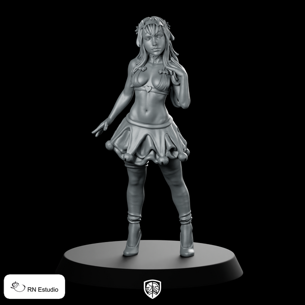 Zeraphine Vexmoire 32 Miniature Fairy Pinup